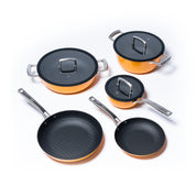 Rodinná sada riadu z tenkostennej liatiny - 5 kusov