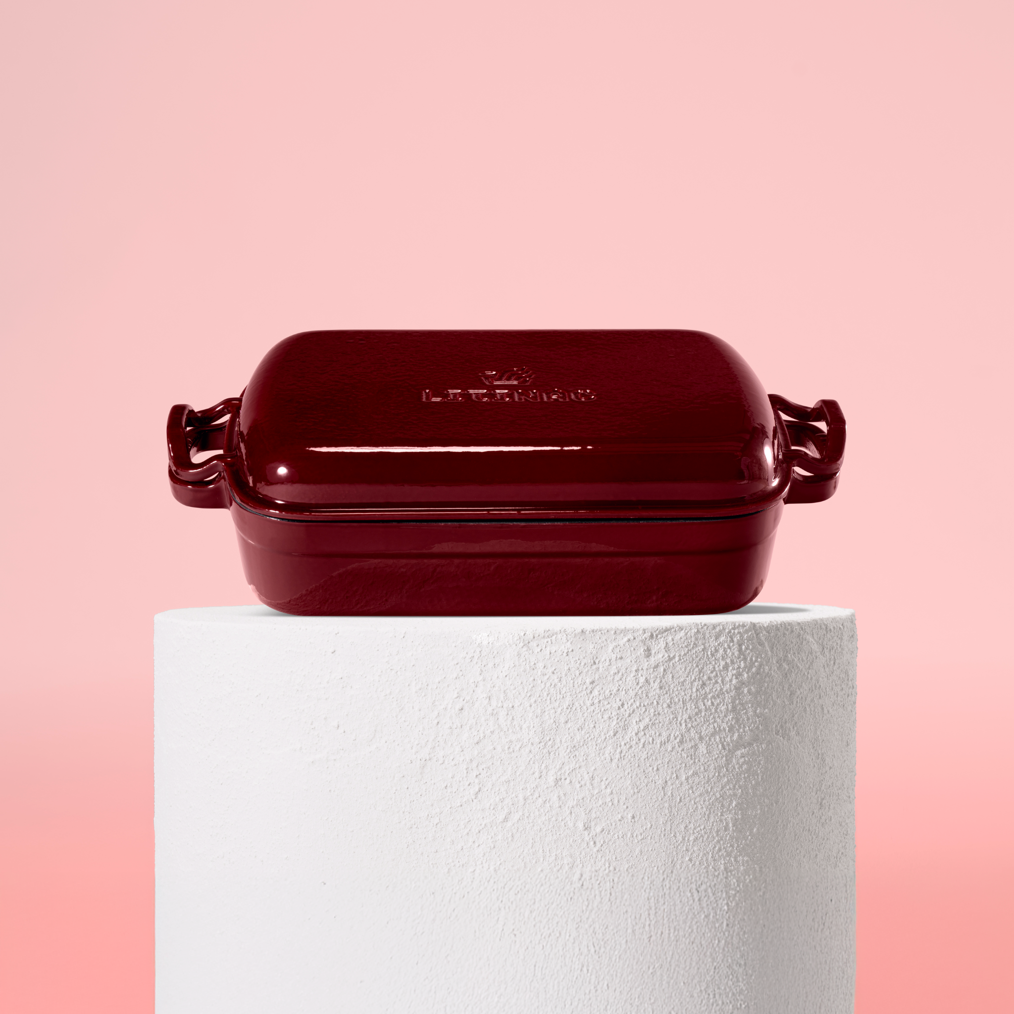 Smaltovaný liatinový pekáč