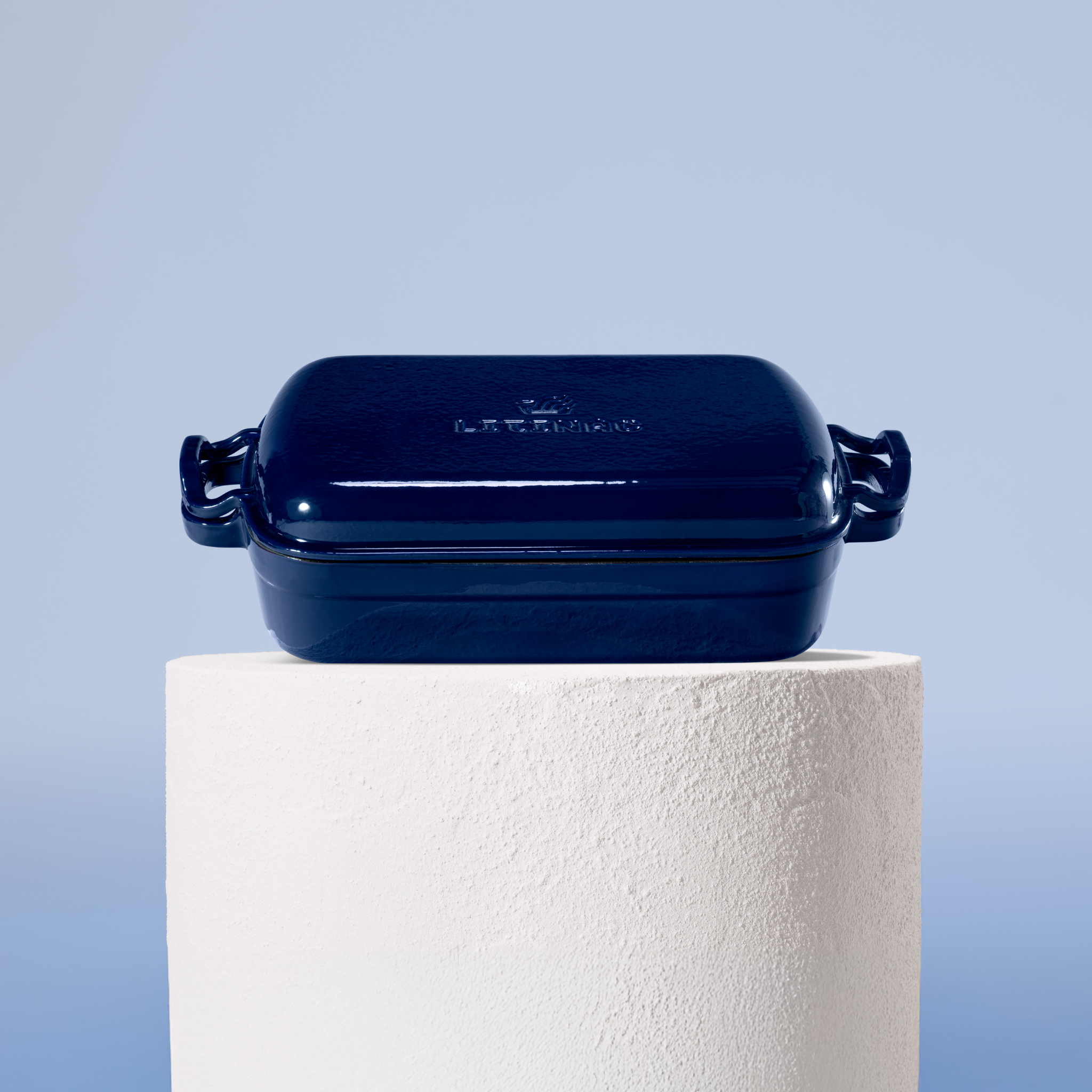 Smaltovaný liatinový pekáč